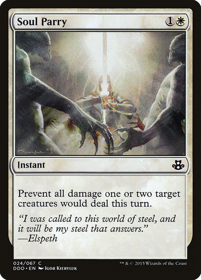 Soul Parry [Mazos de duelo: Elspeth contra Kiora] 