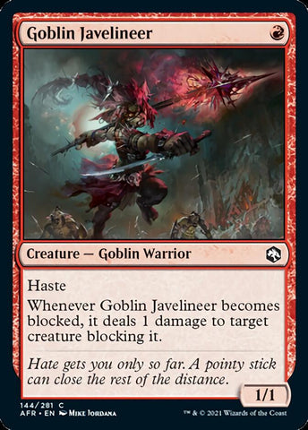Goblin Javelineer [Dragones y Mazmorras: Aventuras en los Reinos Olvidados] 