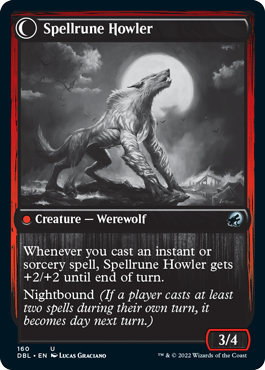 Pintor Spellrune // Aullador Spellrune [Innistrad: función doble] 