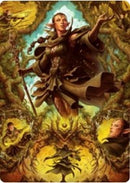 Tarjeta artística de Nissa of Shadowed Boughs 2 [Serie de arte Zendikar Rising] 