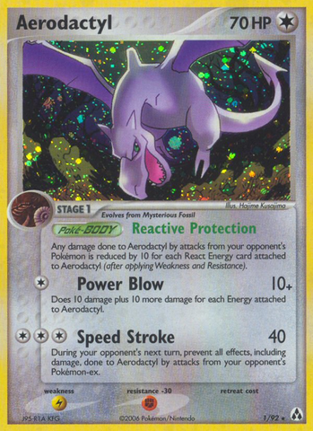 Aerodactyl (1/92) [EX: Creador de leyendas] 