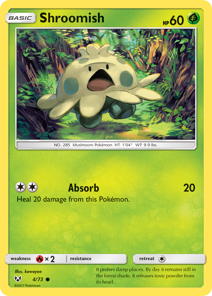 Shroomish (4/73) [Sol y luna: Leyendas brillantes] 