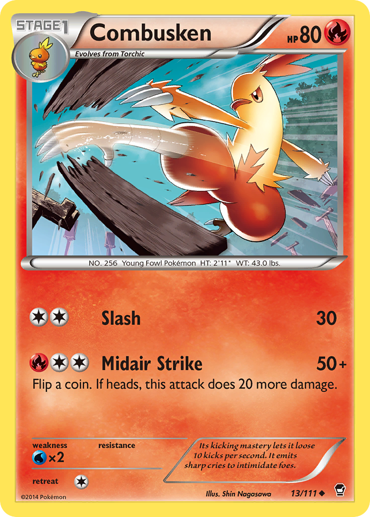 Combusken (13/111) [XY: Puños furiosos] 