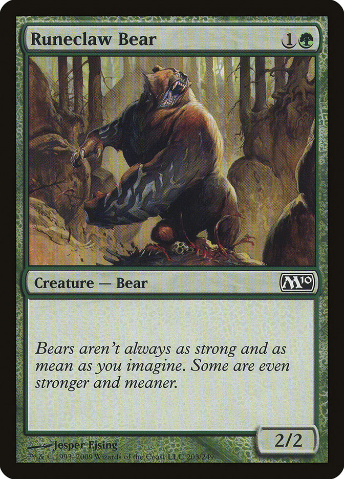 Oso Garra Rúnica [Magic 2010] 