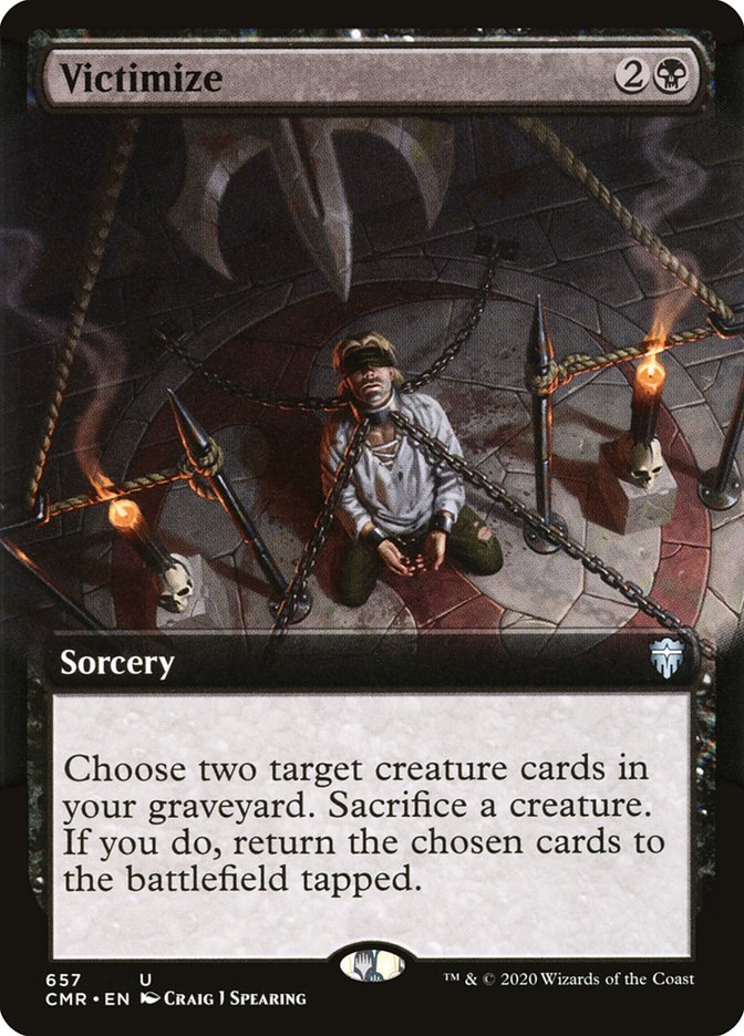 Victimizar (arte extendido) [Commander Legends] 