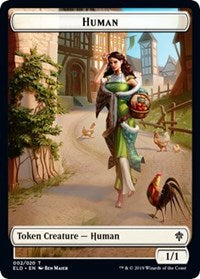 Humano // Comida (18) Ficha de doble cara [Fichas del Trono de Eldraine] 