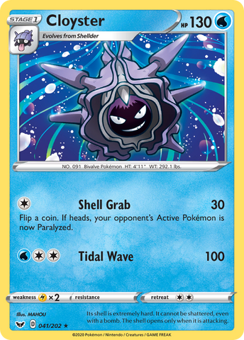 Cloyster (041/202) [Espada y escudo: conjunto básico] 