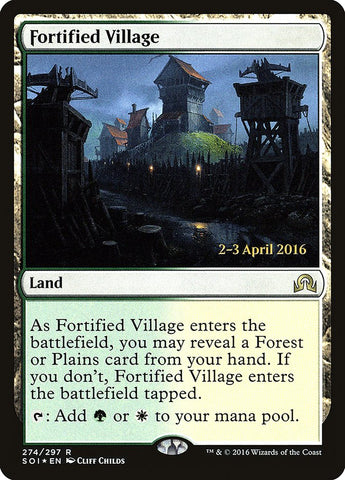 Pueblo fortificado [Promociones de presentación de Sombras sobre Innistrad] 