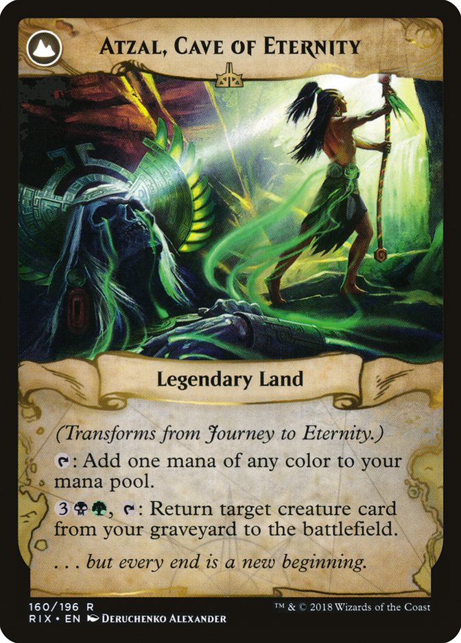 Viaje a la Eternidad // Atzal, Cueva de la Eternidad [Rivales de Ixalan] 