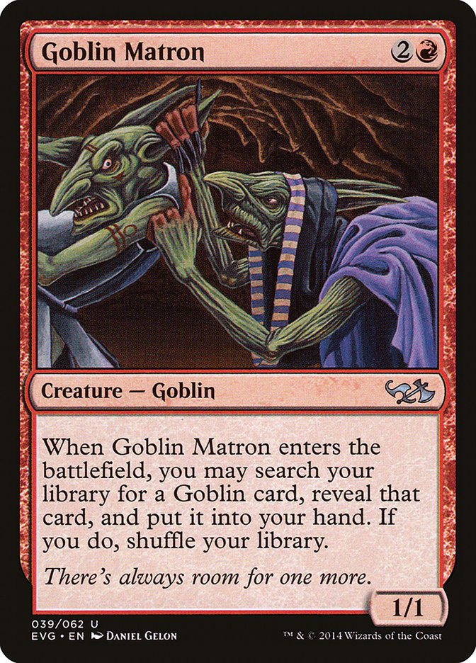 Goblin Matron (Elfos contra Goblins) [Antología de Duel Decks] 