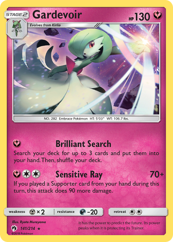 Gardevoir (141/214) [Sol y Luna: Trueno perdido] 