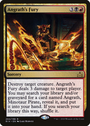 La furia de Angrath [Rivales de Ixalan] 