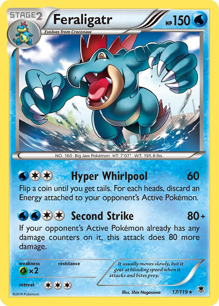Feraligatr (17/119) [Promociones de arte alternativas] 