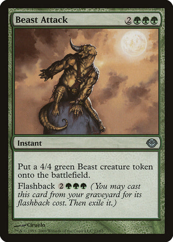 Ataque de bestias [Mazos de duelo: Garruk contra Liliana] 