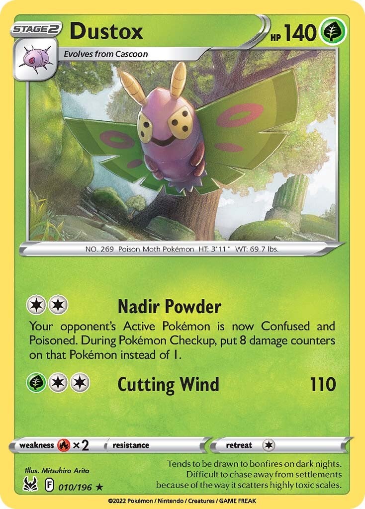 Dustox (010/196) [Espada y escudo: Origen perdido] 