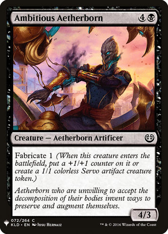 Ambicioso Aetherborn [Refuerzo misterioso] 