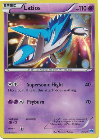 Latios (30/30) [XY: Kit de entrenador 2 - Latios] 