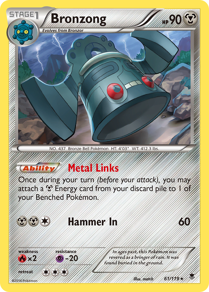 Bronzong (61/119) [XY: Fuerzas fantasma] 
