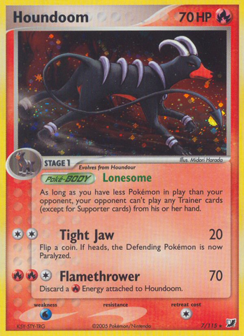 Houndoom (7/115) [EX: Fuerzas invisibles] 