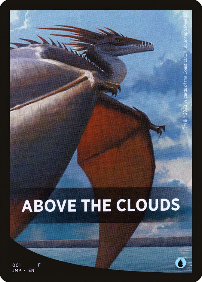 Tarjeta temática Sobre las nubes [Tarjetas frontales Jumpstart] 