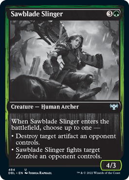 Lanzador de hojas de sierra [Innistrad: función doble] 