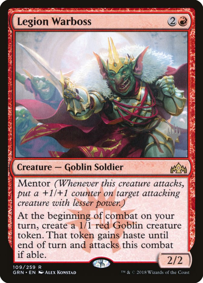 Legion Warboss (paquete promocional) [Promociones de Guilds of Ravnica] 
