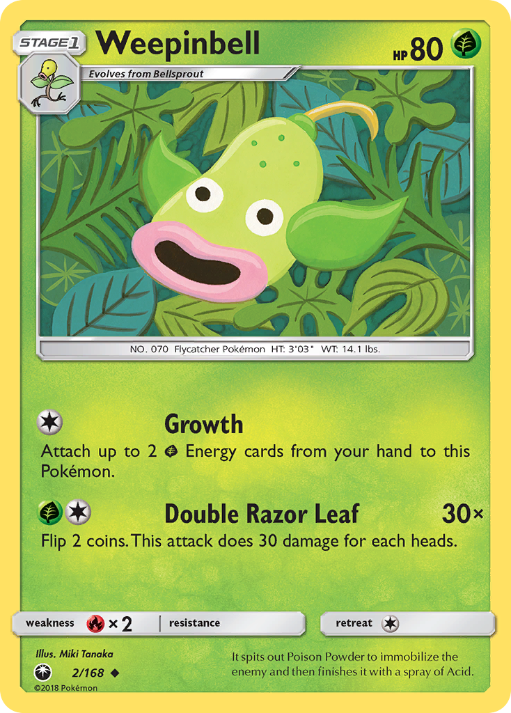 Weepinbell (2/168) [Sol y Luna: Tormenta Celestial] 