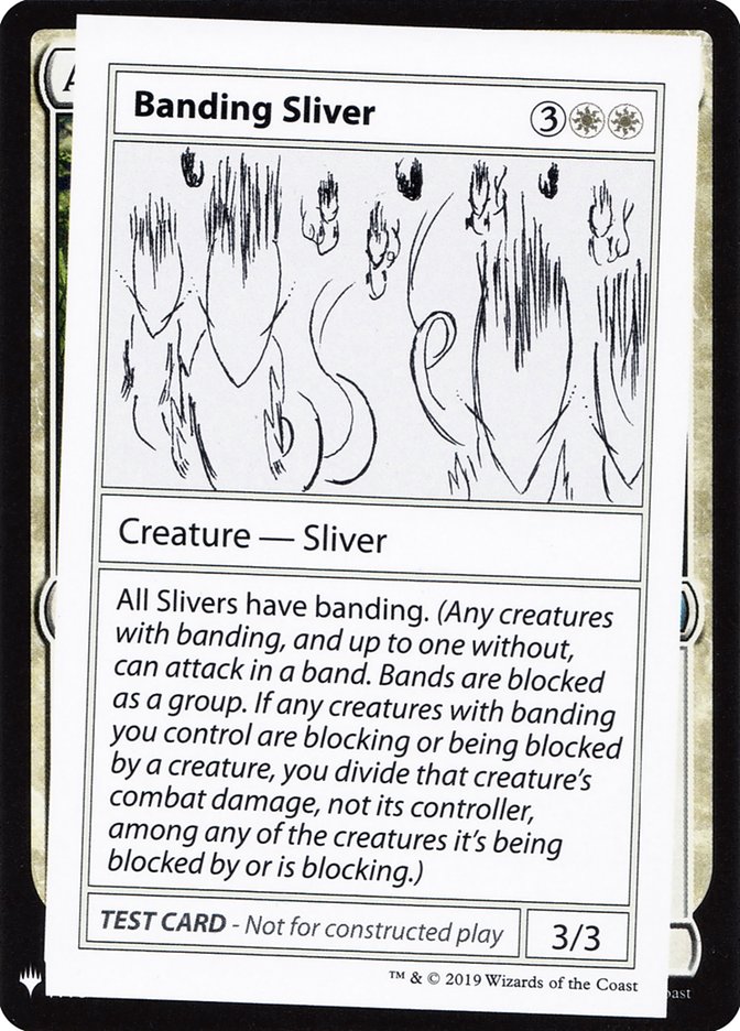 Banding Sliver [Tarjetas de prueba de juego Mystery Booster] 