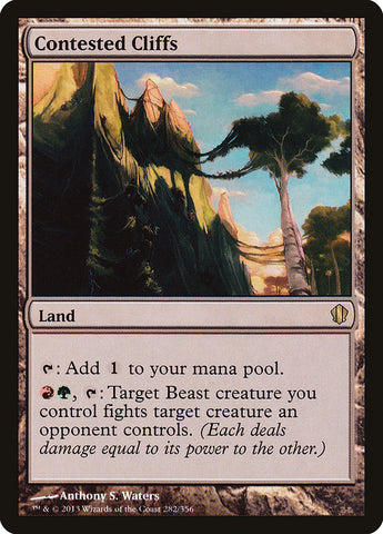 Acantilados en disputa [Commander 2013] 