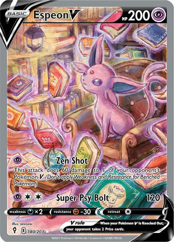 Espeon V (180/203) [Espada y escudo: cielos en evolución] 