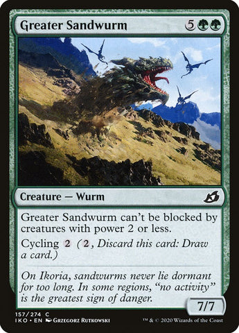 Gran sierpe de arena [Ikoria: Guarida de gigantes] 