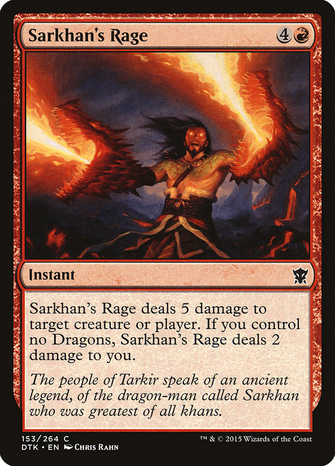 La ira de Sarkhan [Dragones de Tarkir] 