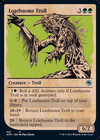 Troll repugnante (Showcase) [Dragones y Mazmorras: Aventuras en los Reinos Olvidados] 