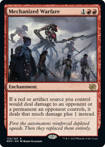 Mechanized Warfare (Paquete promocional) [Promociones de The Brothers' War] 