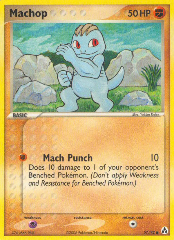 Machop (57/92) [EX: Creador de leyendas] 