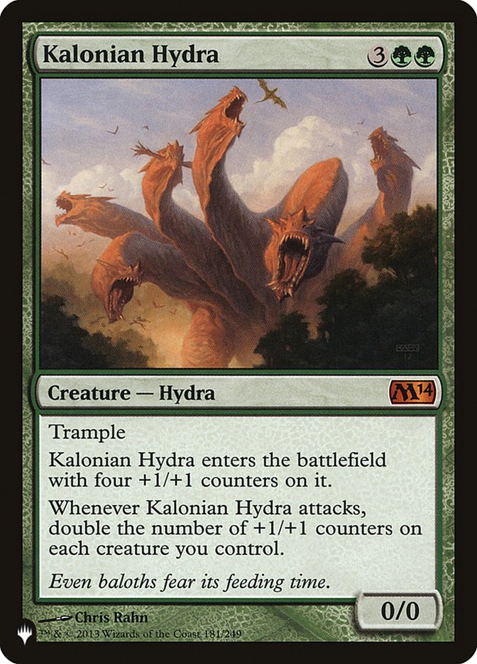 Hidra de Kalonia [La lista] 