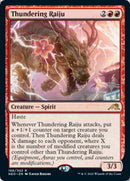 Thundering Raiju (paquete promocional) [Kamigawa: Promociones de Neon Dynasty] 