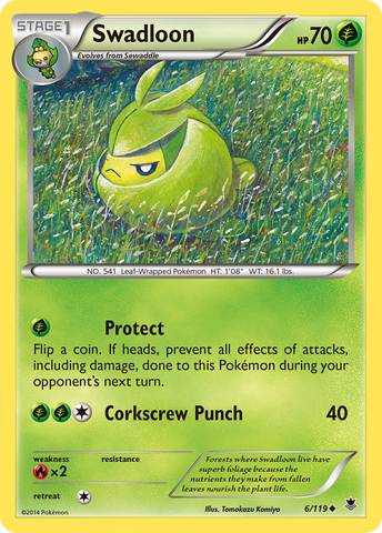 Swadloon (6/119) [XY: Fuerzas fantasma] 