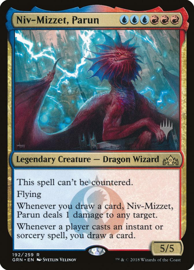 Niv-Mizzet, Parun (paquete promocional) [Promociones de Guilds of Ravnica] 