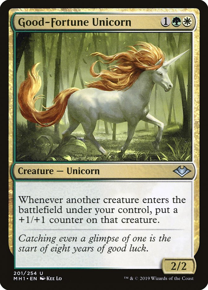 Unicornio de buena fortuna [Horizontes modernos] 