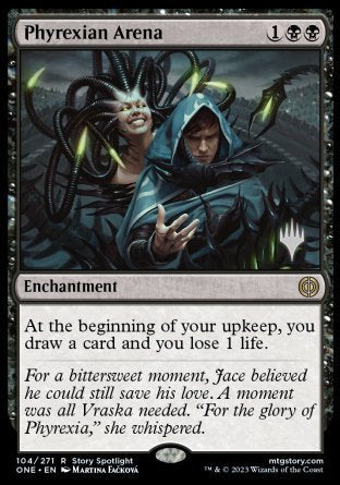 Phyrexian Arena (Paquete promocional) [Phyrexia: Promociones All Will Be One] 
