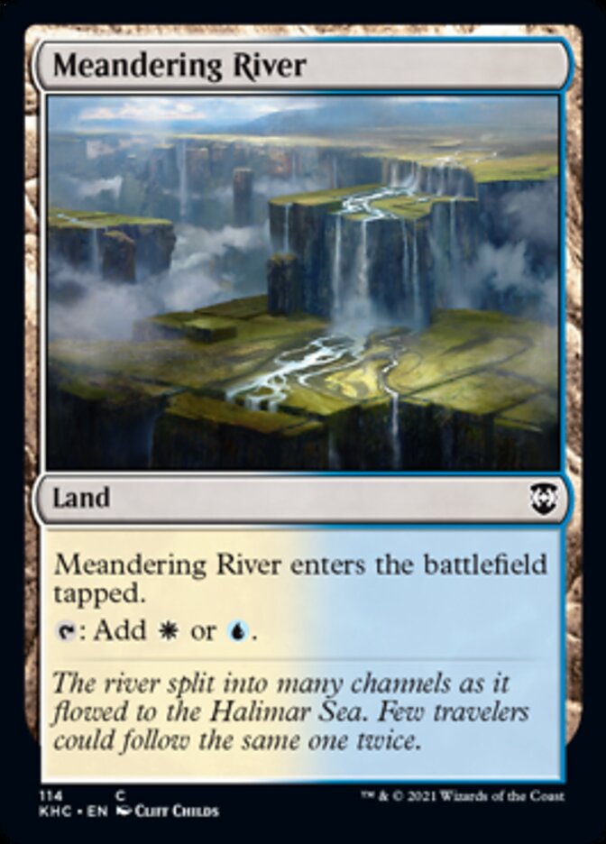 Río serpenteante [Comandante de Kaldheim] 