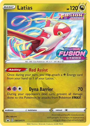 Latias (SWSH171) (Promoción de presentación) [Sword &amp; Shield: Black Star Promos] 