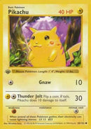 Pikachu (58/102) (Error de impresión de las mejillas rojas) [Conjunto básico 1.ª edición] 