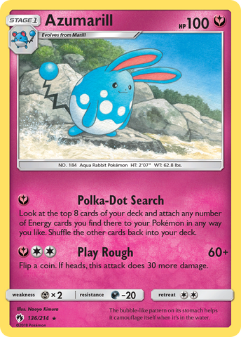 Azumarill (136/214) [Sol y Luna: Trueno perdido] 