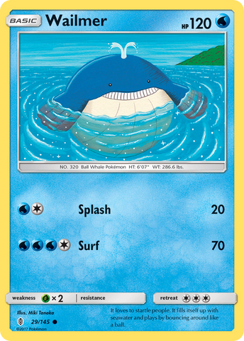 Wailmer (29/145) [Sol y Luna: Guardianes en ascenso] 