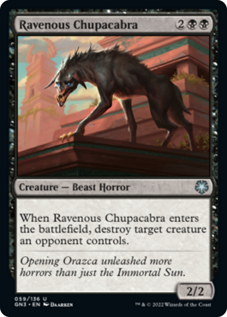 Chupacabra voraz [Noche de juegos: todos contra todos] 