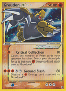 Estrella Groudon (111/113) [EX: Especie Delta] 
