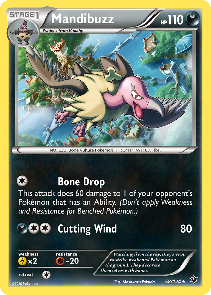 Mandibuzz (58/124) [XY: Destinos en colisión] 