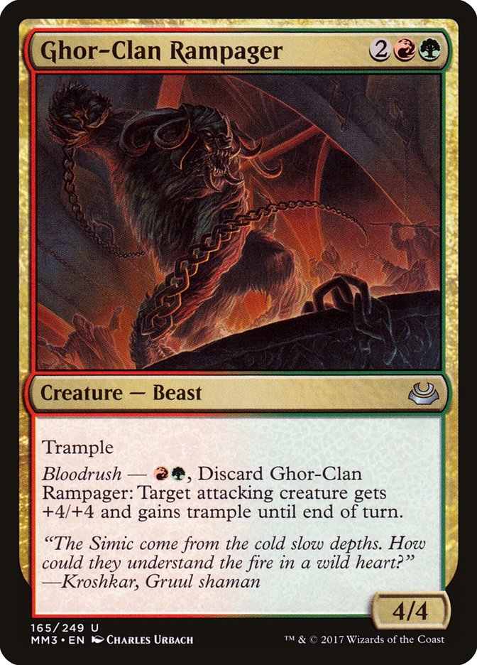 Alborotador del clan Ghor [Modern Masters 2017] 